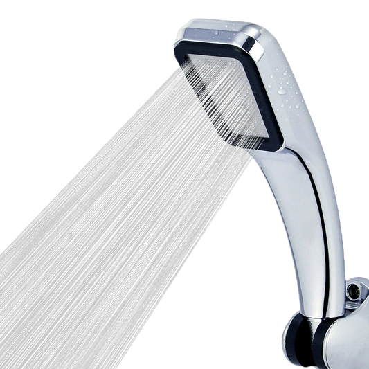 300 Holes High Pressure Rainfall Shower Head Water Saving 3 Color Chrome Black White Sprayer Nozzle Bathroom Accessories