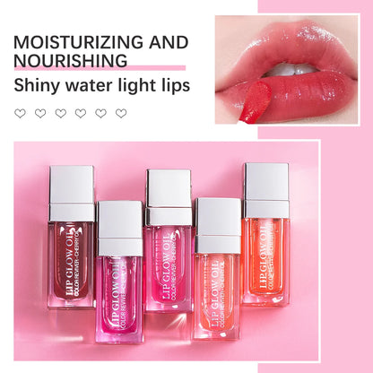 Vital™ Crystal Jelly Moisturizing Lip Oil & Plumping Gloss | Hydrating Tinted Lip Glow