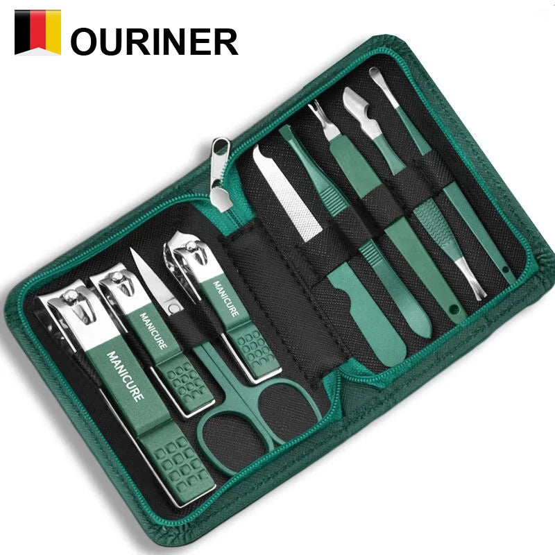 Vital™ Professional 9-Piece Stainless Steel Manicure & Pedicure Grooming Set