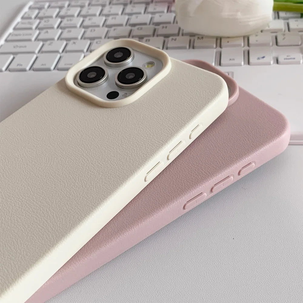 VitaHome™ ClassicLeather Shockproof Soft-TPU iPhone Case