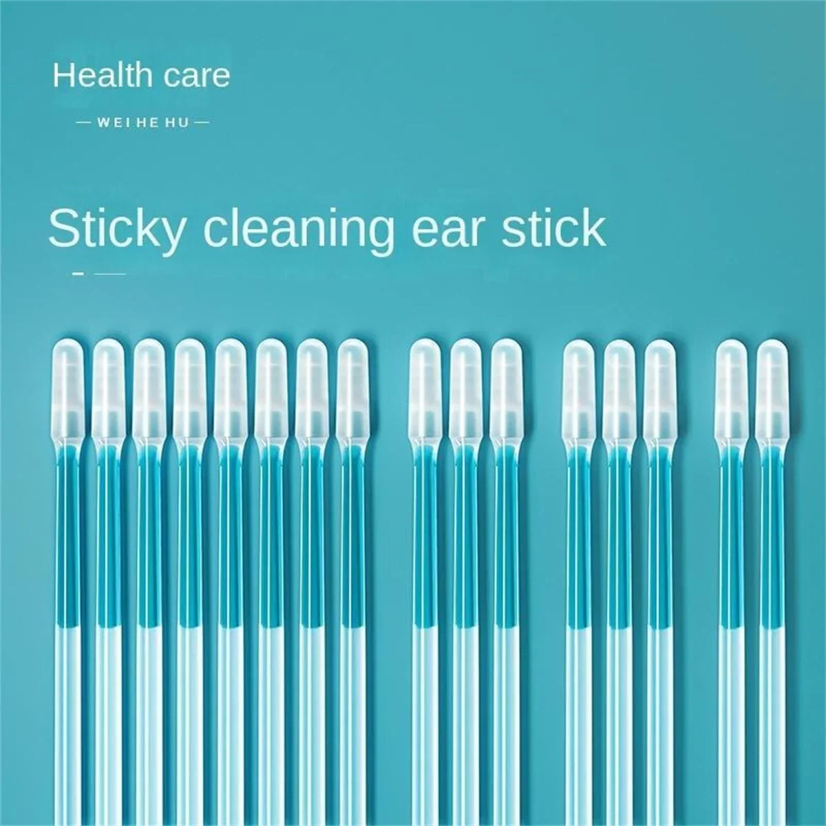 Reusable Gentle Silicone Earwax Removal Sticks (24pcs)