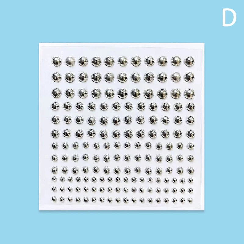 Vita 180-Piece Sparkly Crystal Stick-On Fake Nose & Lip Gems Set
