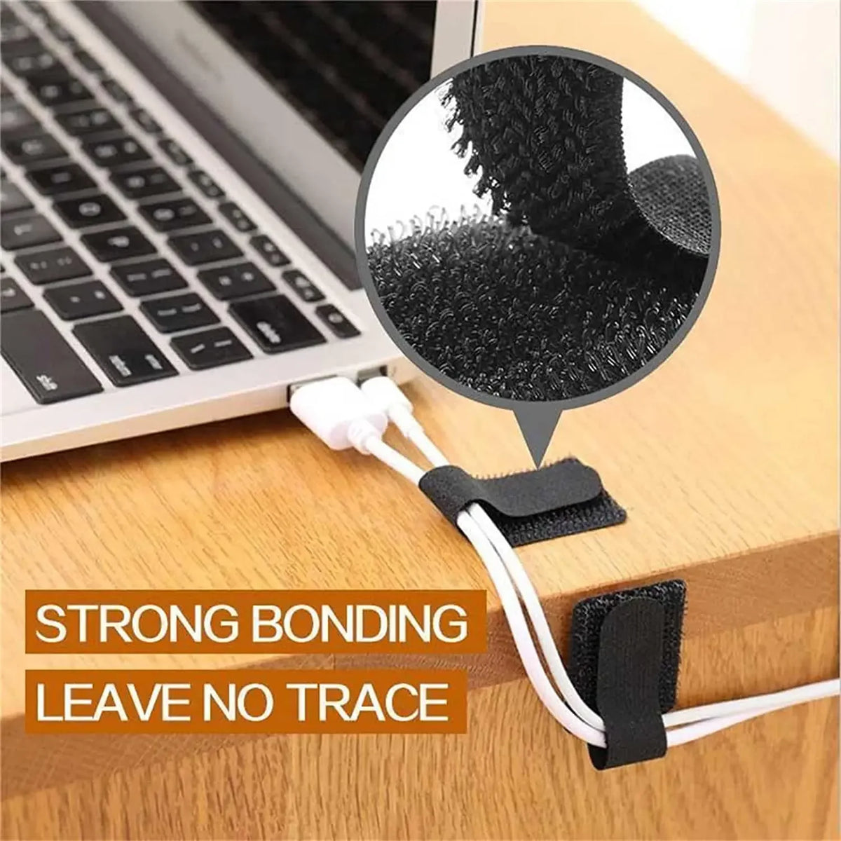 VitaHome™ CordLock Pro Reusable Self-Adhesive Cable Management Straps (20 PCS)