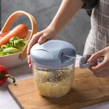 VitaHome™ ChopGlide Manual Pull-String Multi-Chopper & Garlic Grinder