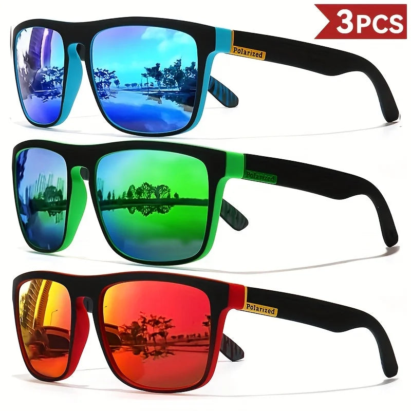 Vita Vintage Square Polarized Driving & Fishing Sunglasses