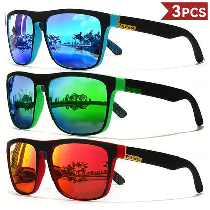 Vita Vintage Square Polarized Driving & Fishing Sunglasses