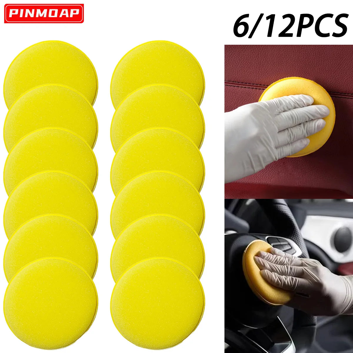 VitaHome™ ProShine Car Polishing & Waxing Sponge Pads