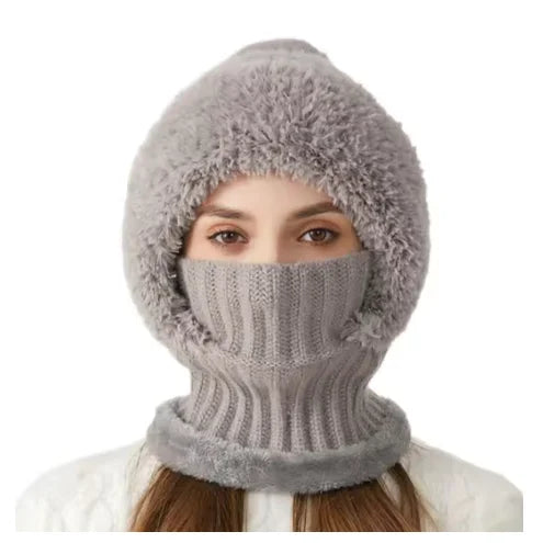 3-in-1 Multifunctional Knitted Winter Hat, Scarf & Face Mask