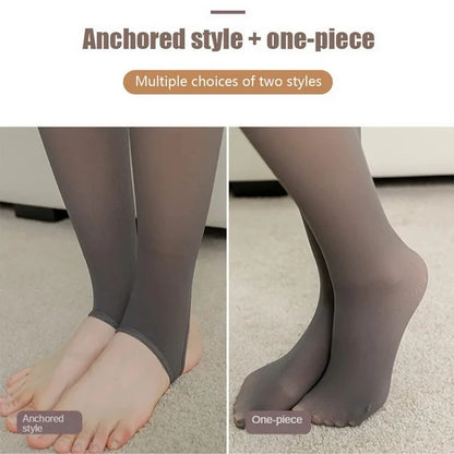 VitaCare™ VelvetGlow Thermal Fake Translucent Tights