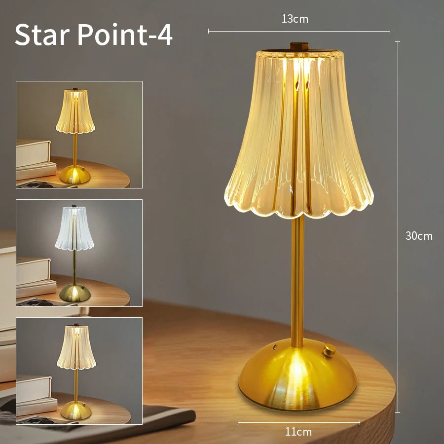 Tischlampe LED dimmbar kabellos mit Touch-Sensor – Ansicht 10