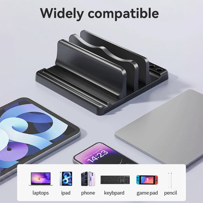 VitaHome™ DeskDock Adjustable Vertical Laptop & Tablet Stand