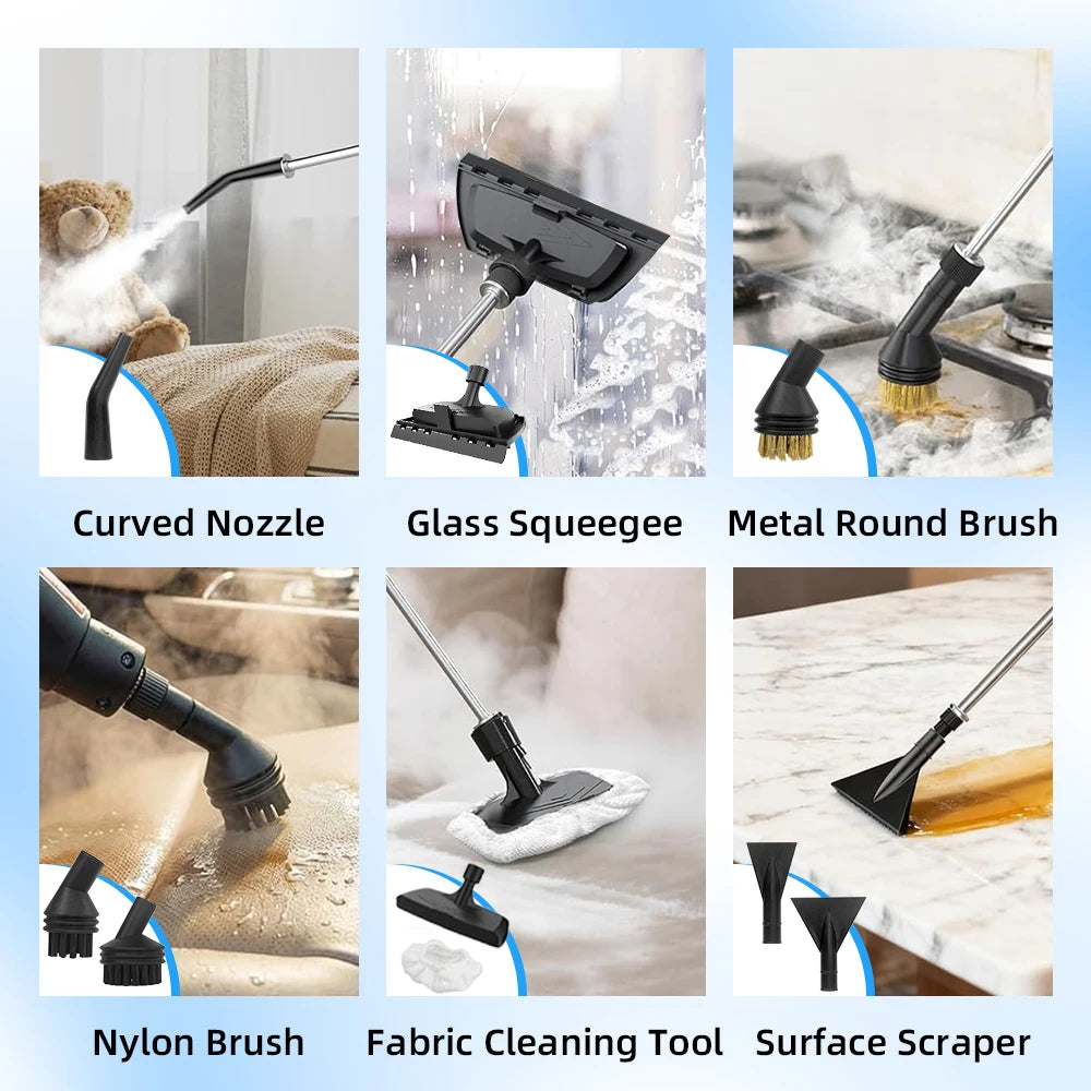 Vital Todaree™ HydroSteam 2500W High-Pressure Steam Cleaner