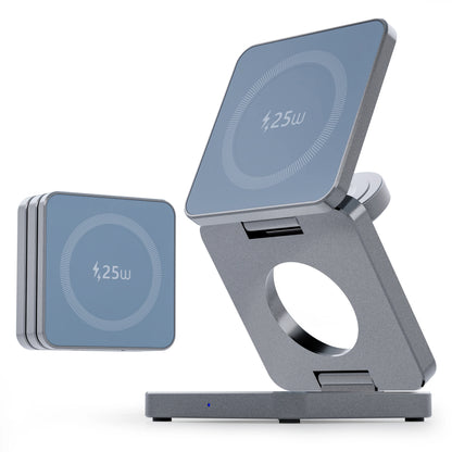 Kabellose Ladestation 3-in-1 faltbar magnetisch
