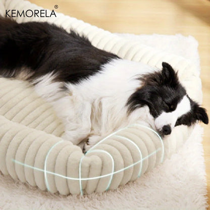 Hundebett orthopädisch aus Plüsch – Ansicht 2