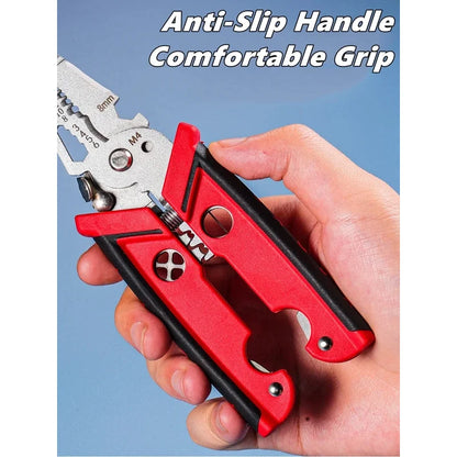 18 in 1 Electrician Pliers Multifunctional Wire Stripper Crimper Cutting Pliers Professional Electrical Repair Hand Tool – Ansicht 2