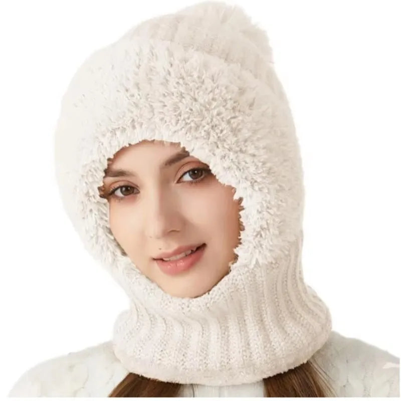 3-in-1 Multifunctional Knitted Winter Hat, Scarf & Face Mask
