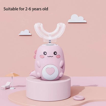 BALASHOV Kids U-Shaped Electric Silicone Sonic Toothbrush