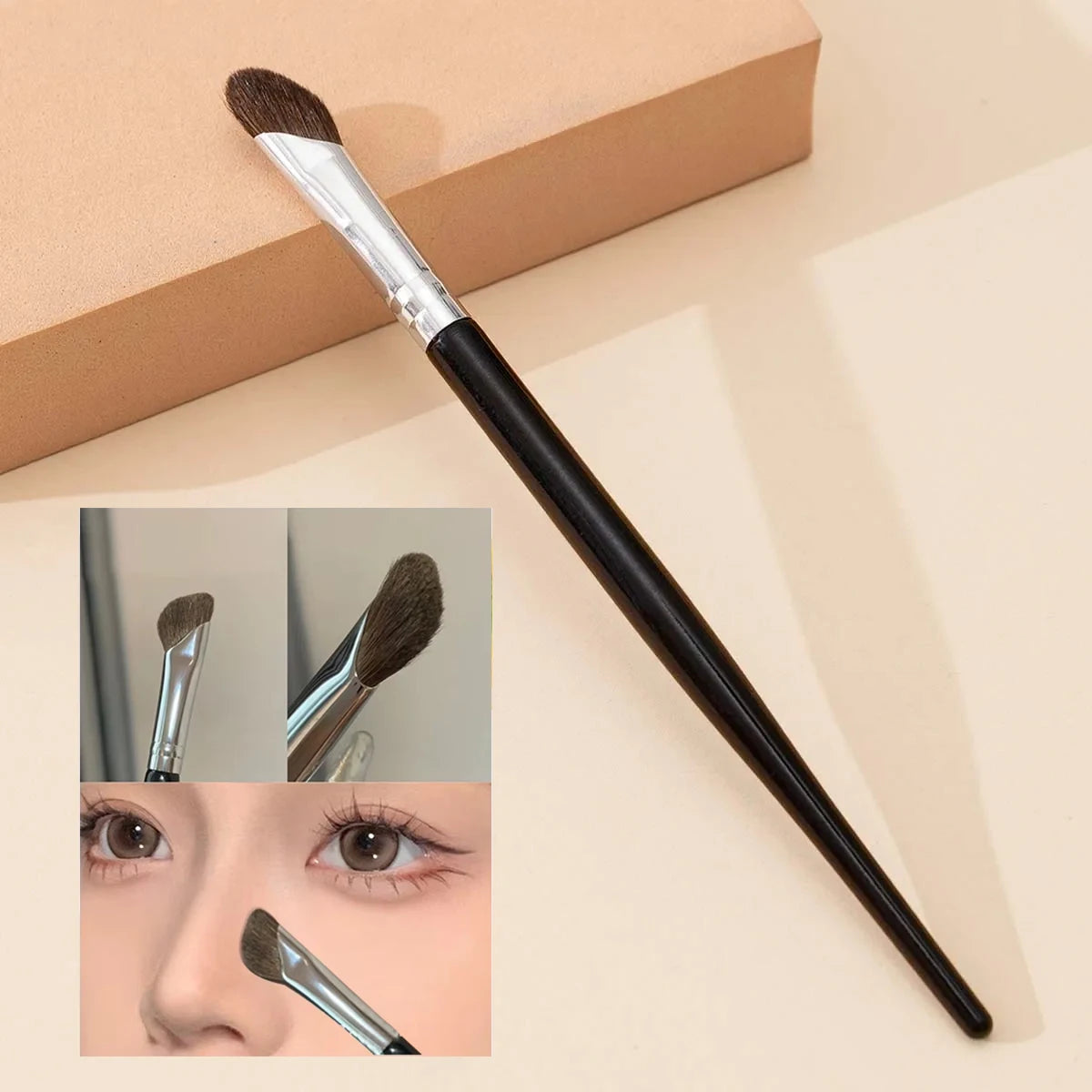Vital™ 3D Precision Nose Contour & Highlighter Makeup Brush | Soft Synthetic Blending Tool