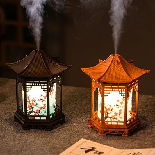 Luftbefeuchter mit Nachtlicht im chinesischen Stil