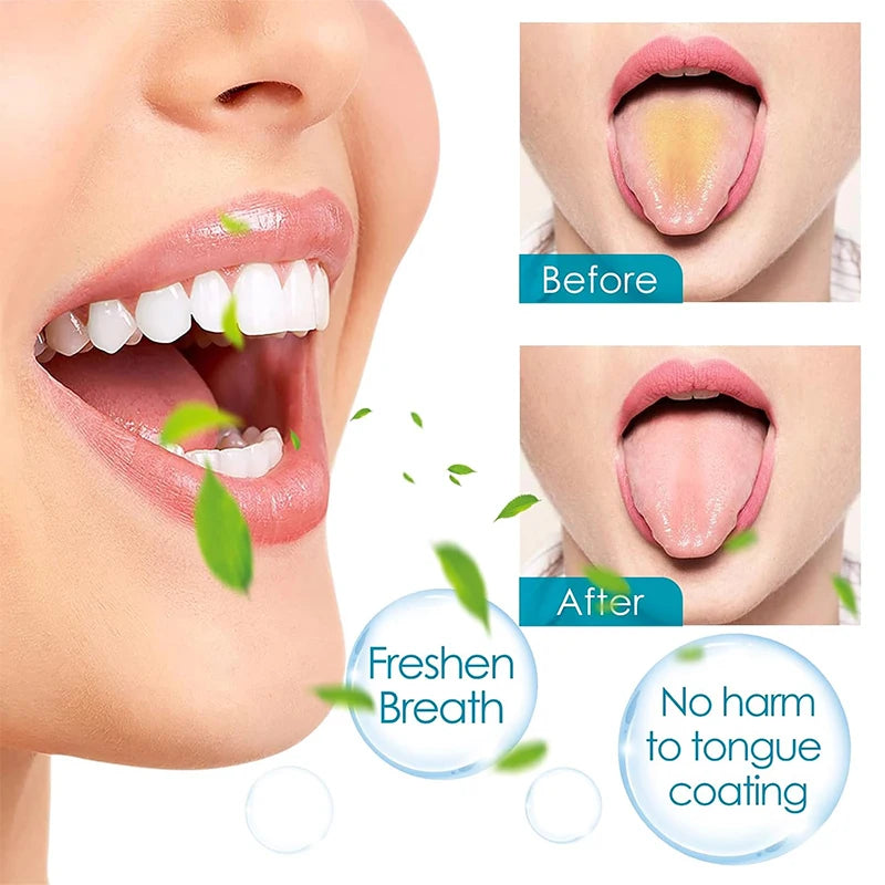 VitaCare™ PureBreath Single-Layer Stainless Steel Tongue Cleaner