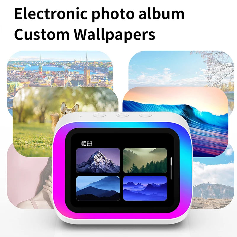 Wecker mit Bluetooth-Lautsprecher und Nachtlicht – Ansicht 3