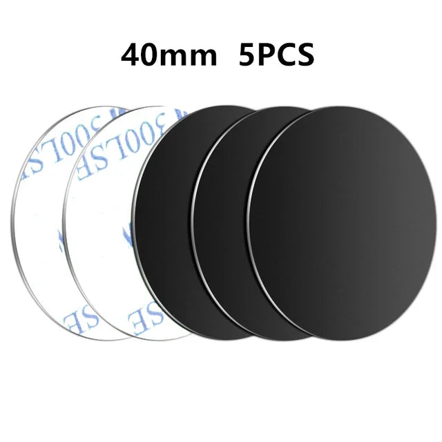 Vita STARMAP 5-Piece Round & Square Magnetic Metal Plates for Car Phone Mount
