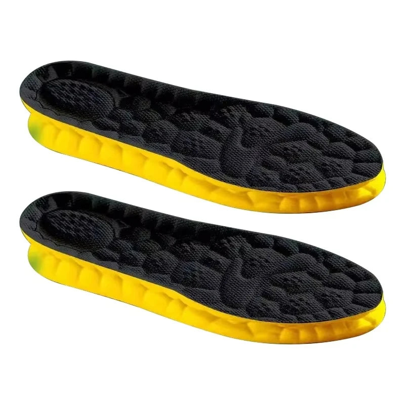 4D Sports Insoles Shoes PU Sole Soft Breathable Shock Absorption Cushion Heavy Duty Support Pain Relief Running Orthopedic Care – Ansicht 8