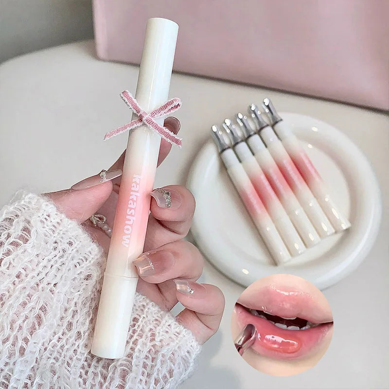 Lipgloss mit Spiegelglanz und Pflegeöl – Ansicht 5