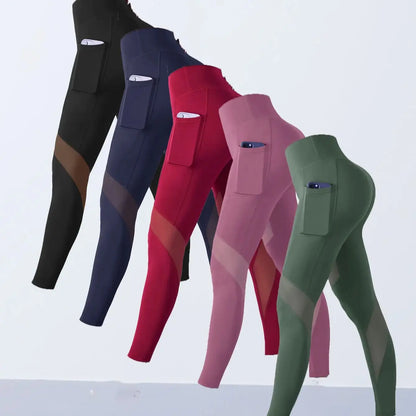 Vital™ MeshFlow High-Waist Tummy Control Yoga Leggings