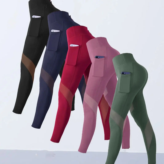 Vital™ MeshFlow High-Waist Tummy Control Yoga Leggings