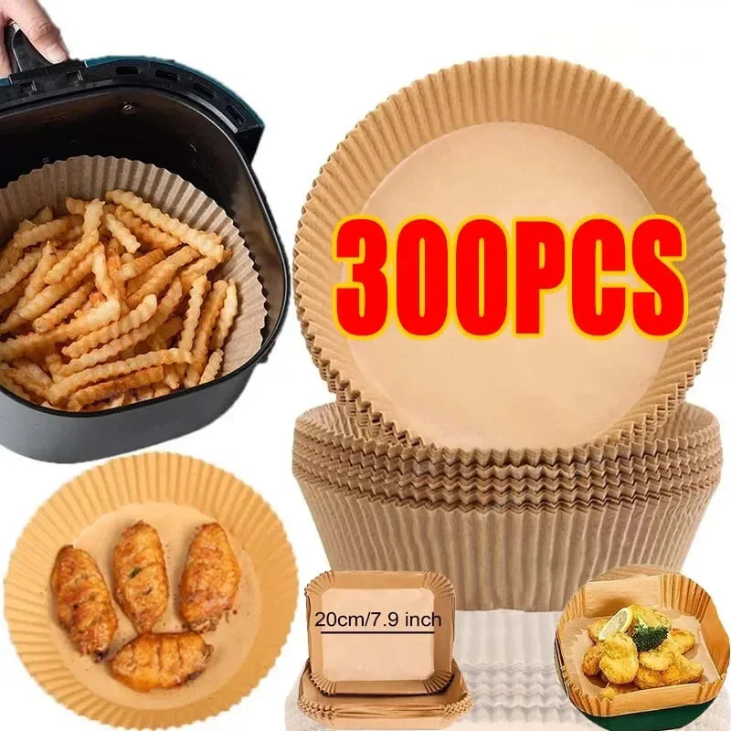 VitaHome™ ChefGuard Disposable Air Fryer Parchment Paper Liners