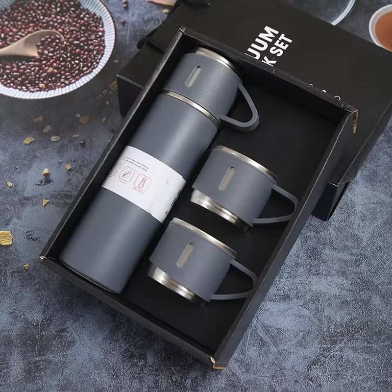 Thermoskanne aus Edelstahl im Geschenkset 500 ml – Ansicht 28