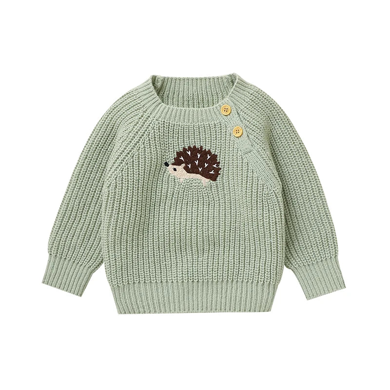 VitaHome™ LittleHedgehog Cozy Knit Baby Pullover