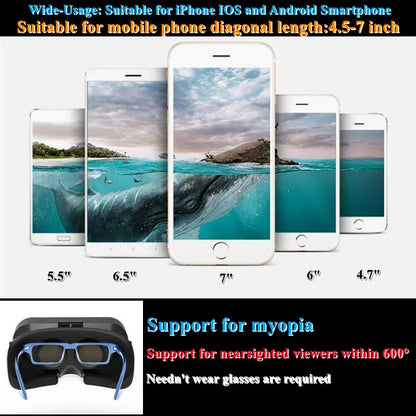 Vital™ VisionVR 3D Virtual Reality Smartphone Headset