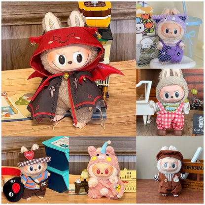 Vita Labubu V1 & V2 Party Dress & Little Devil Outfit Set with Accessories