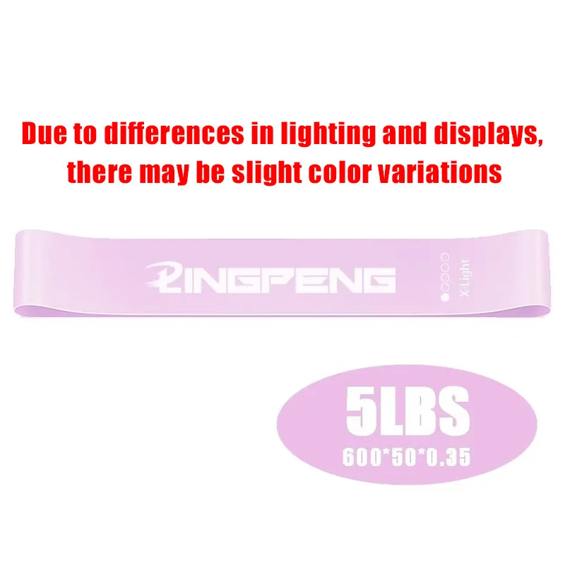 VitaLINGPENG 5-Piece Latex Loop Resistance Bands Set