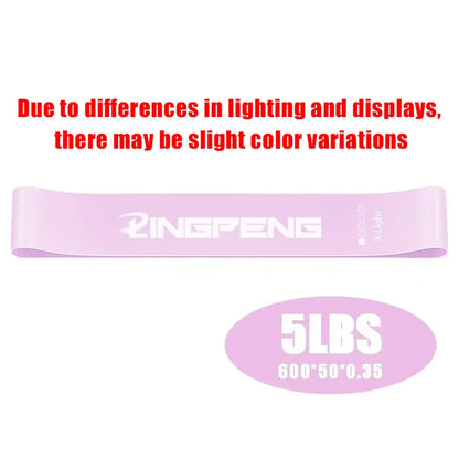 VitaLINGPENG 5-Piece Latex Loop Resistance Bands Set