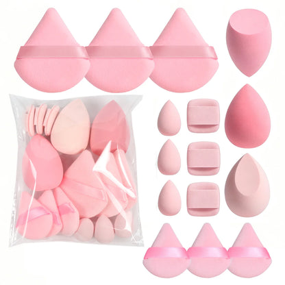 Vita 15-Piece Professional Makeup Sponge & Powder Puff Combo