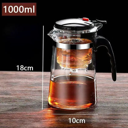 Teetasse mit Sieb und Ein-Klick-Filter hitzebeständig – Ansicht 5