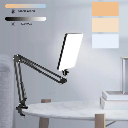 VitaHome™ LuminaPro Studio LED Light & Scissor Arm Stand