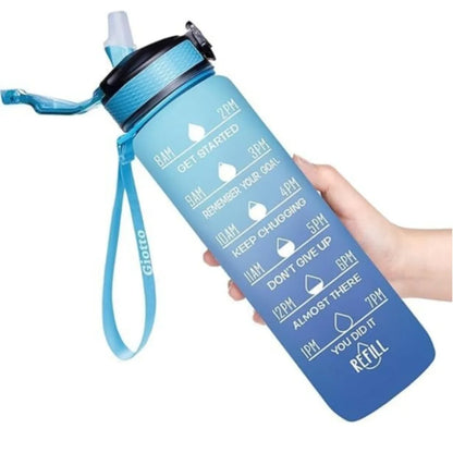 Trinkflasche mit Strohhalm 1 l und 2 l – Ansicht 13