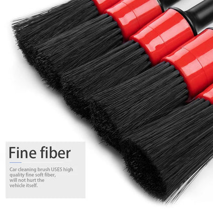 SEAMETAL 5pcs Car Detailing Brush Set Car Dashboard Air Conditioner Air Outlet Wheel Brushes for Car Interior Cleaning Tools – Ansicht 3