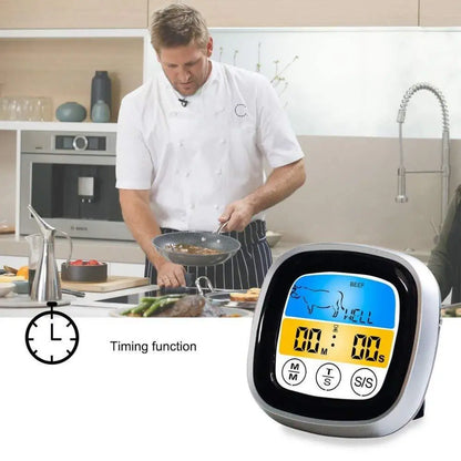 VitaHome™ TempPro Smart Touchscreen Meat Thermometer & Timer