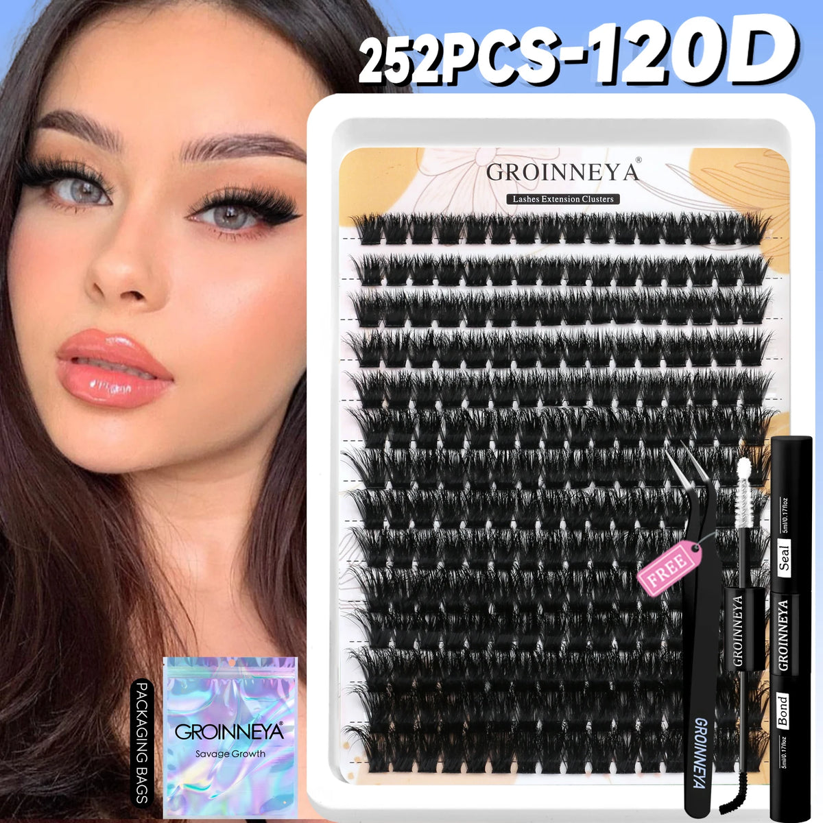 VitaCare™ LashPro DIY Salon-Grade Cluster Eyelash Extension Kit