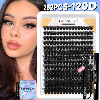 VitaCare™ LashPro DIY Salon-Grade Cluster Eyelash Extension Kit