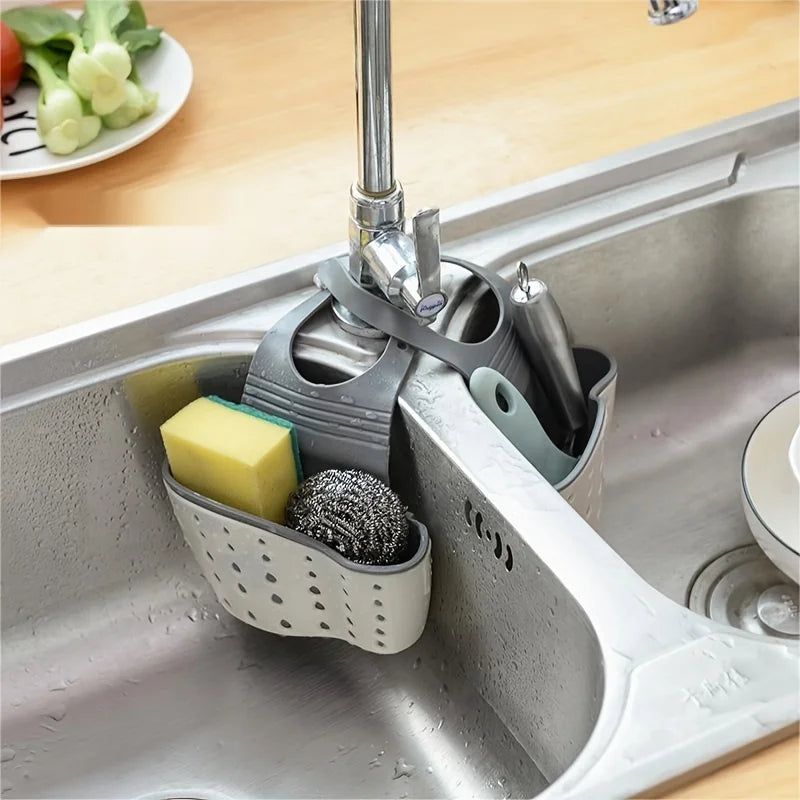 VitaHome™ SinkSnap Adjustable Hanging Sponge & Drain Basket