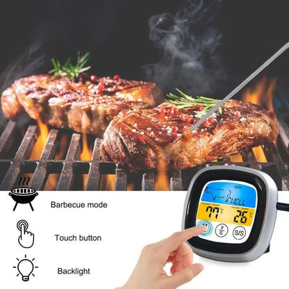 VitaHome™ TempPro Smart Touchscreen Meat Thermometer & Timer
