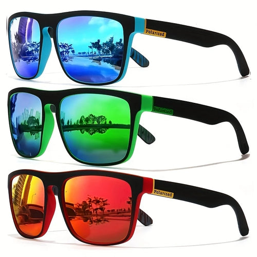 Vita Vintage Square Polarized Driving & Fishing Sunglasses