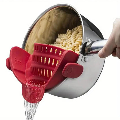 ChefClip™ Universal Silicone Strainer