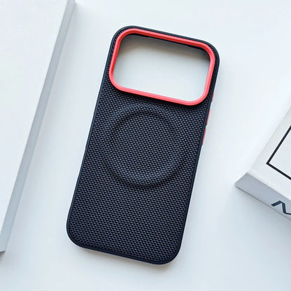 VitaPhone™ ApexLuxe Magnetic Woven Leather & TPU iPhone Case
